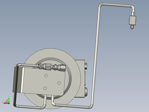 A3双氧水系统-折光仪装配体后视缩略图