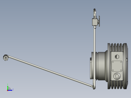A3双氧水系统-折光仪装配体左视缩略图