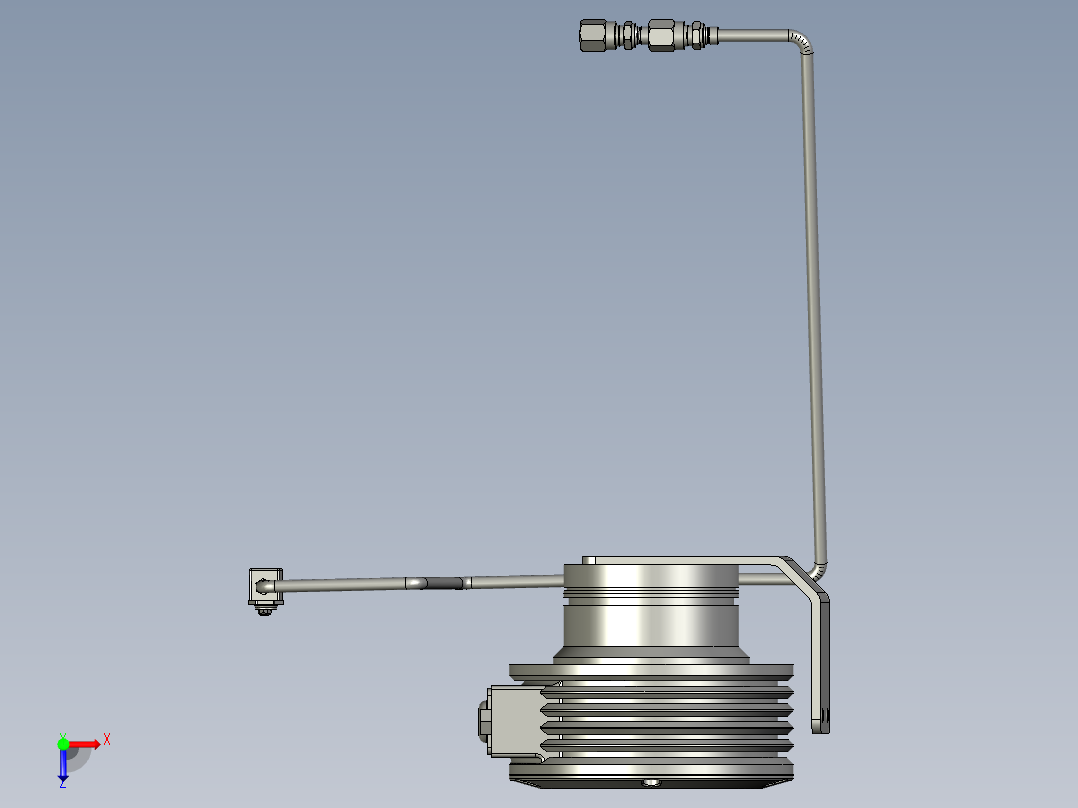 A3双氧水系统-折光仪装配体俯视图