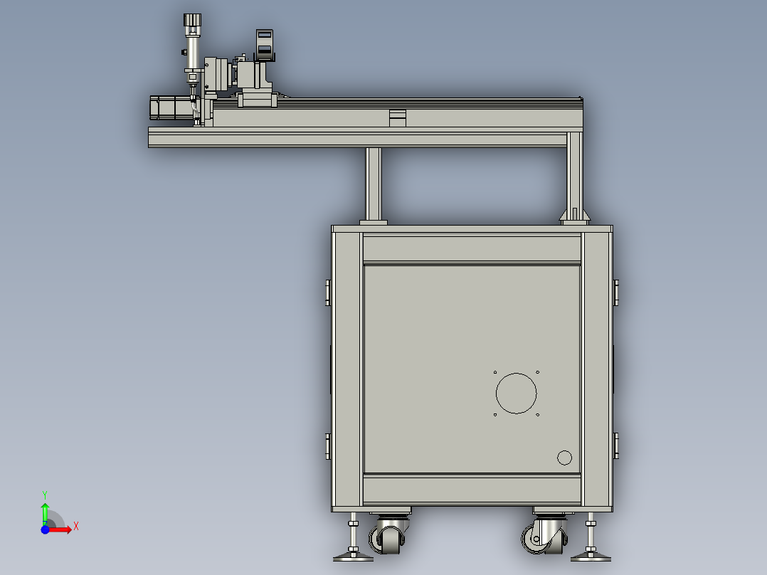 wuDXLF4901UV视觉检测机01OM前视图