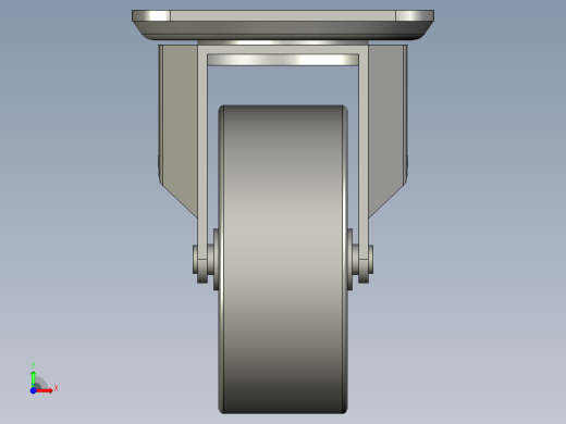 脚轮J-CPB11-D65-SA前视缩略图
