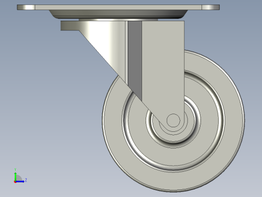 脚轮J-CPB11-D65-SA左视缩略图