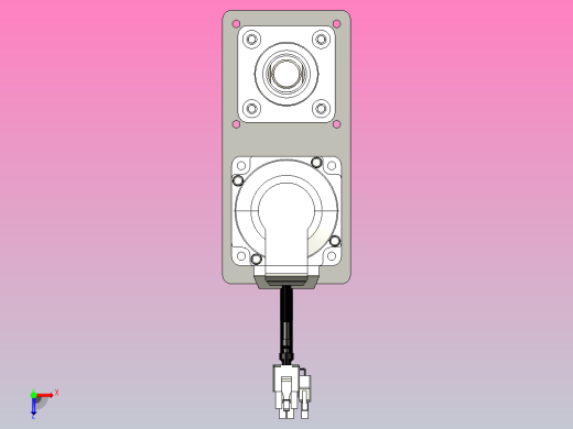 轻载电动缸TPA-ESR40-1210C-L550-MR-CB-W-P40-C3俯视缩略图
