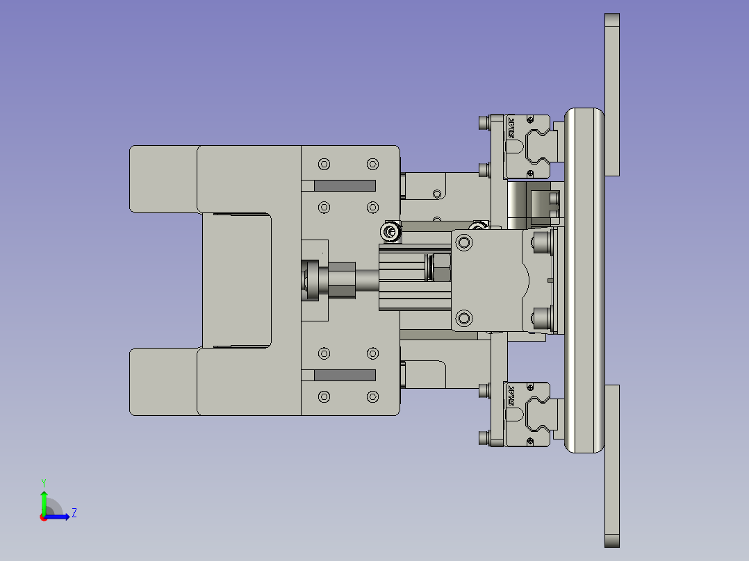 LM18A00120ZNSL00715托盘上料驱动机构左视图