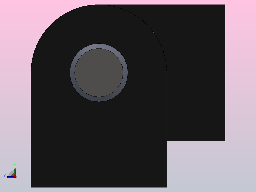 HL-025[HL025-2]柜门铰链右视图