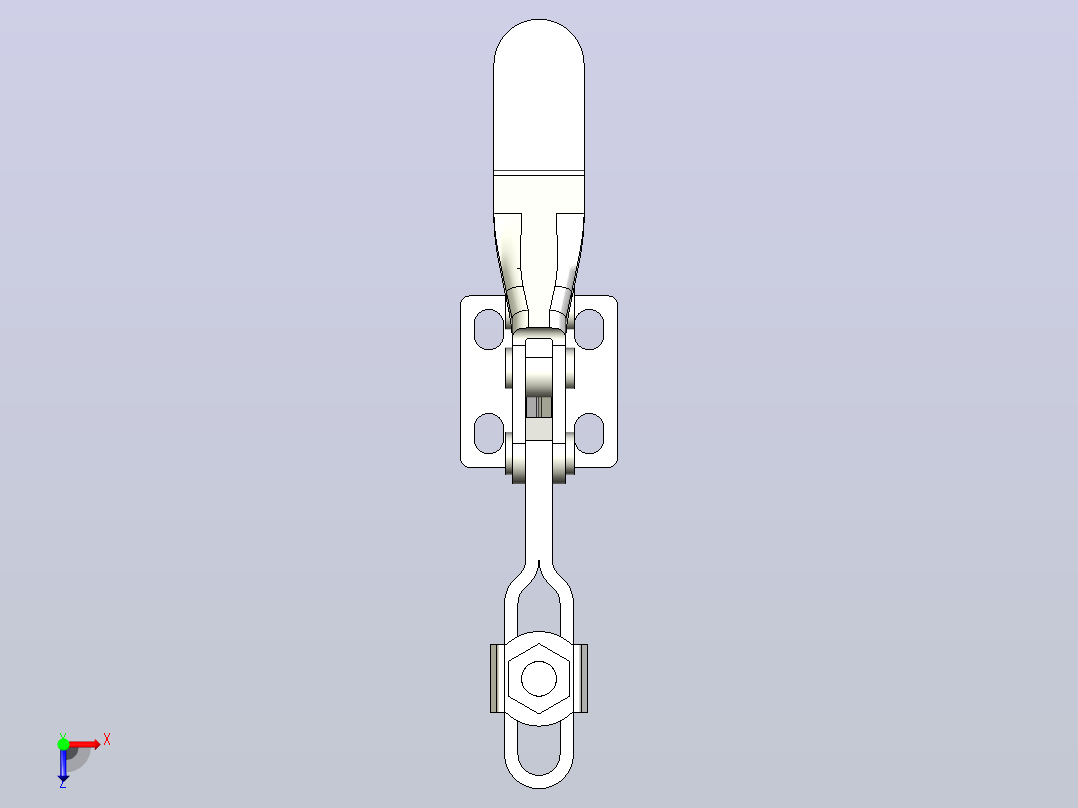 切换夹 GH-225-D俯视图