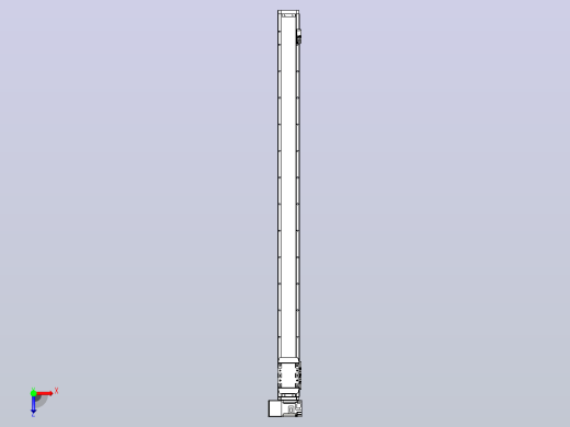 机器人皮带驱动直线轴TPA-GCB-80-P60-L1250-LU-M20-N3俯视缩略图