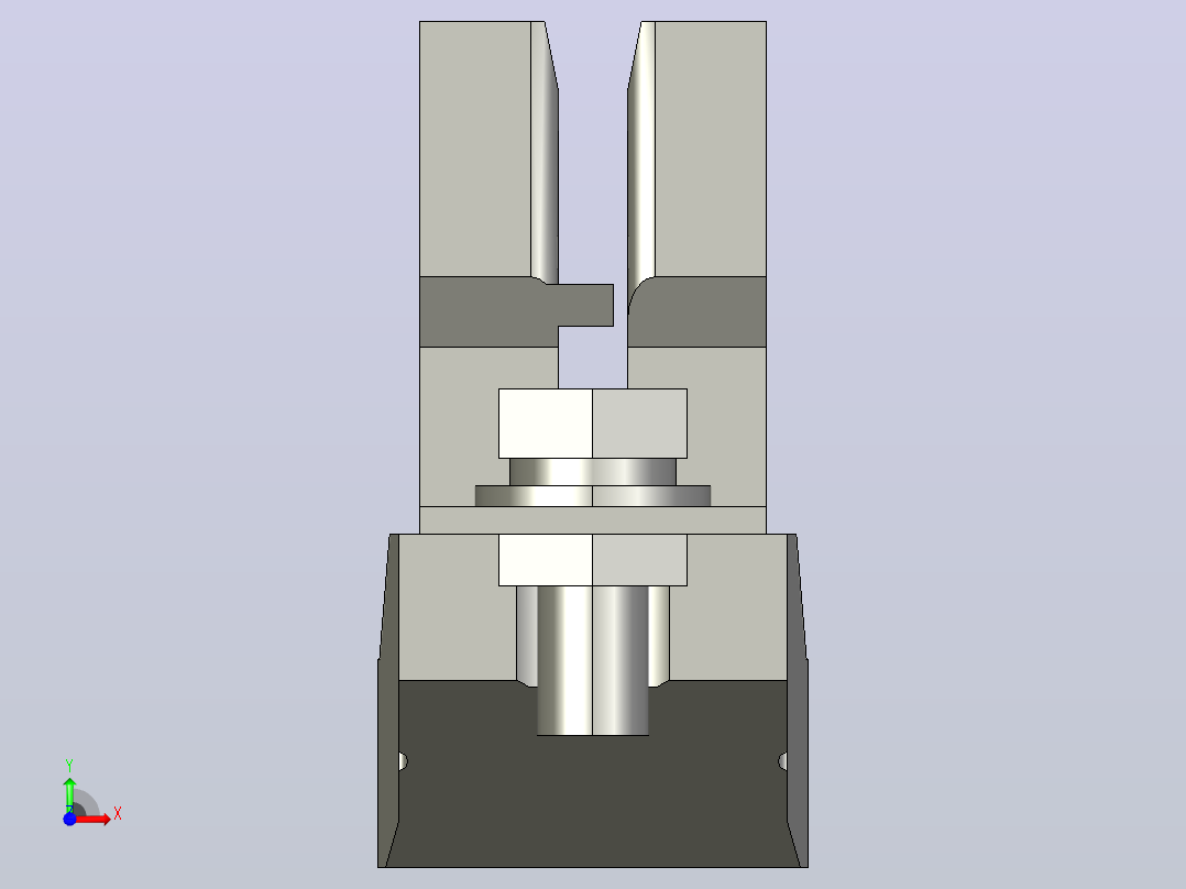 RT36-00熔断器-底座三维模型 202012前视图