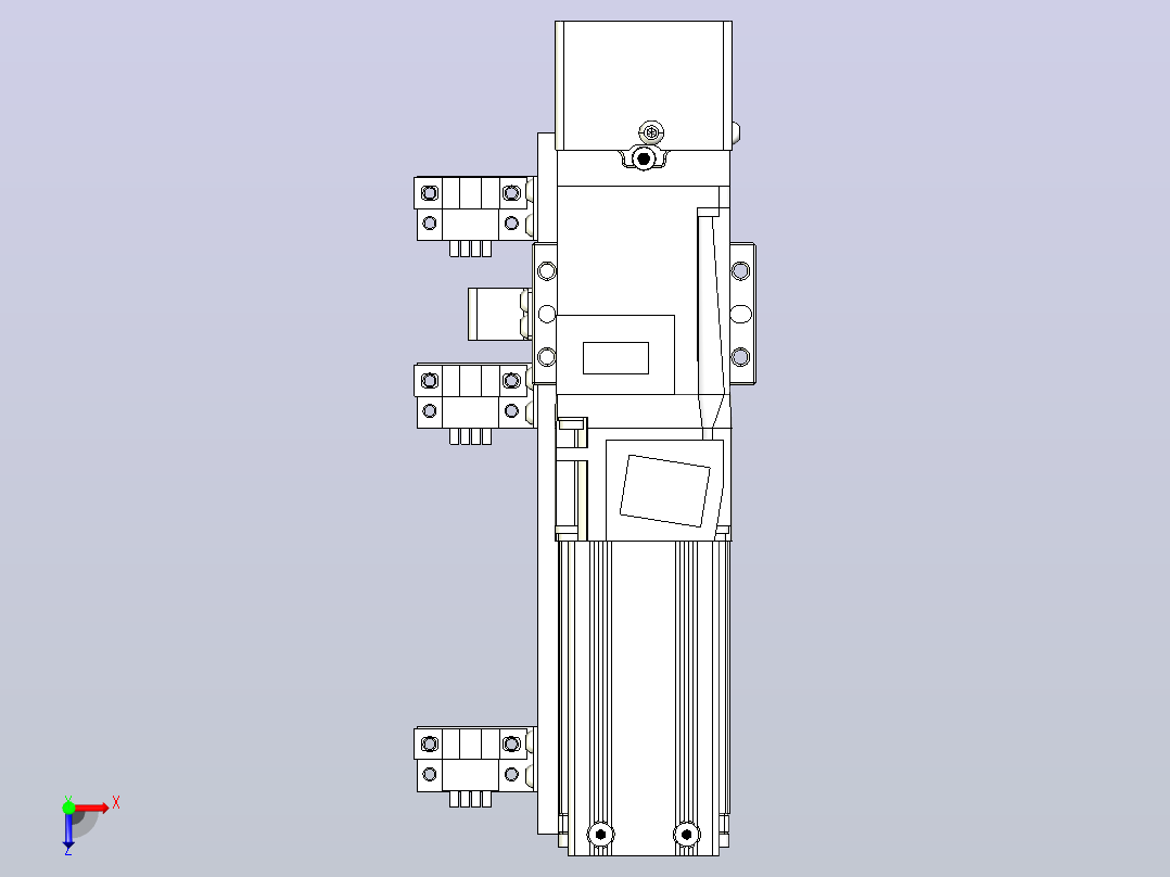 钢基模组TPA-KNR-4002C-150A1-MU-H1S1俯视图