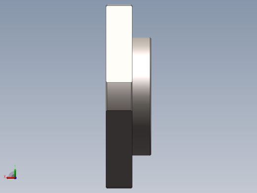 滚珠丝杆支撑座固定座BUR25后视缩略图