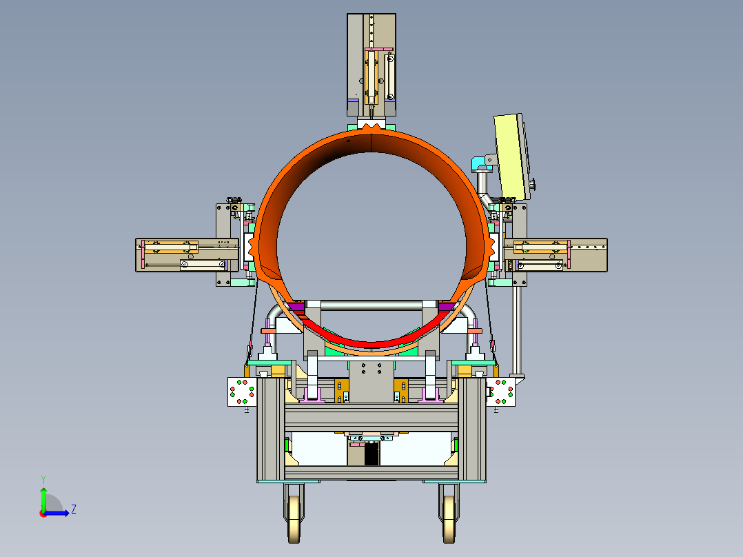 自动线圈导通测试机cero2.0.zip左视图