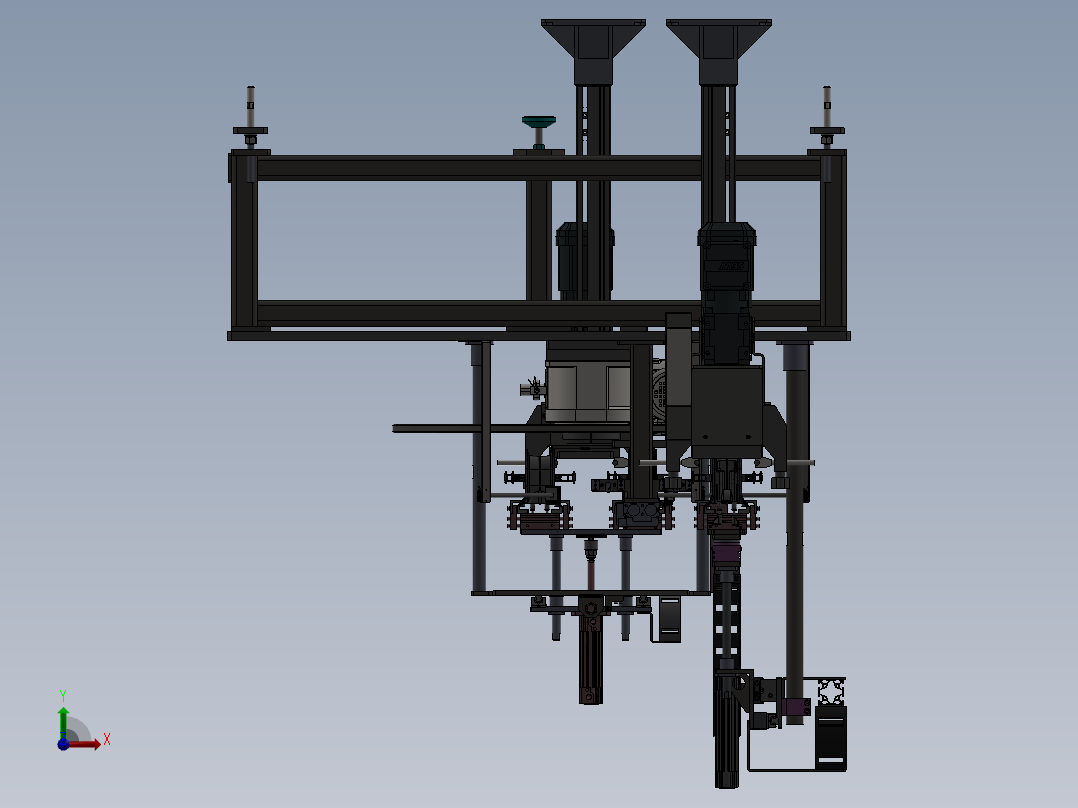 燃气表摇杆上料压装机sw18前视图