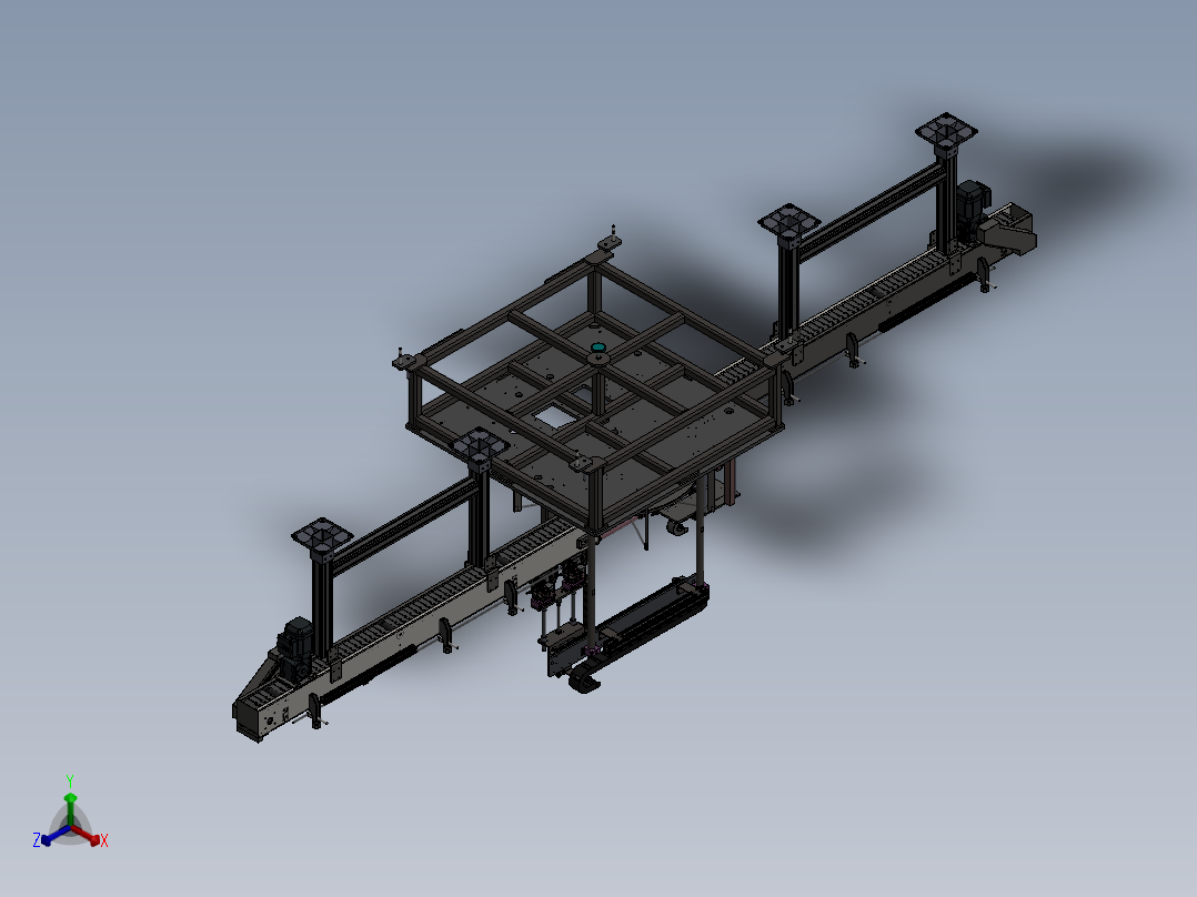 燃气表摇杆上料压装机sw18正等轴测图