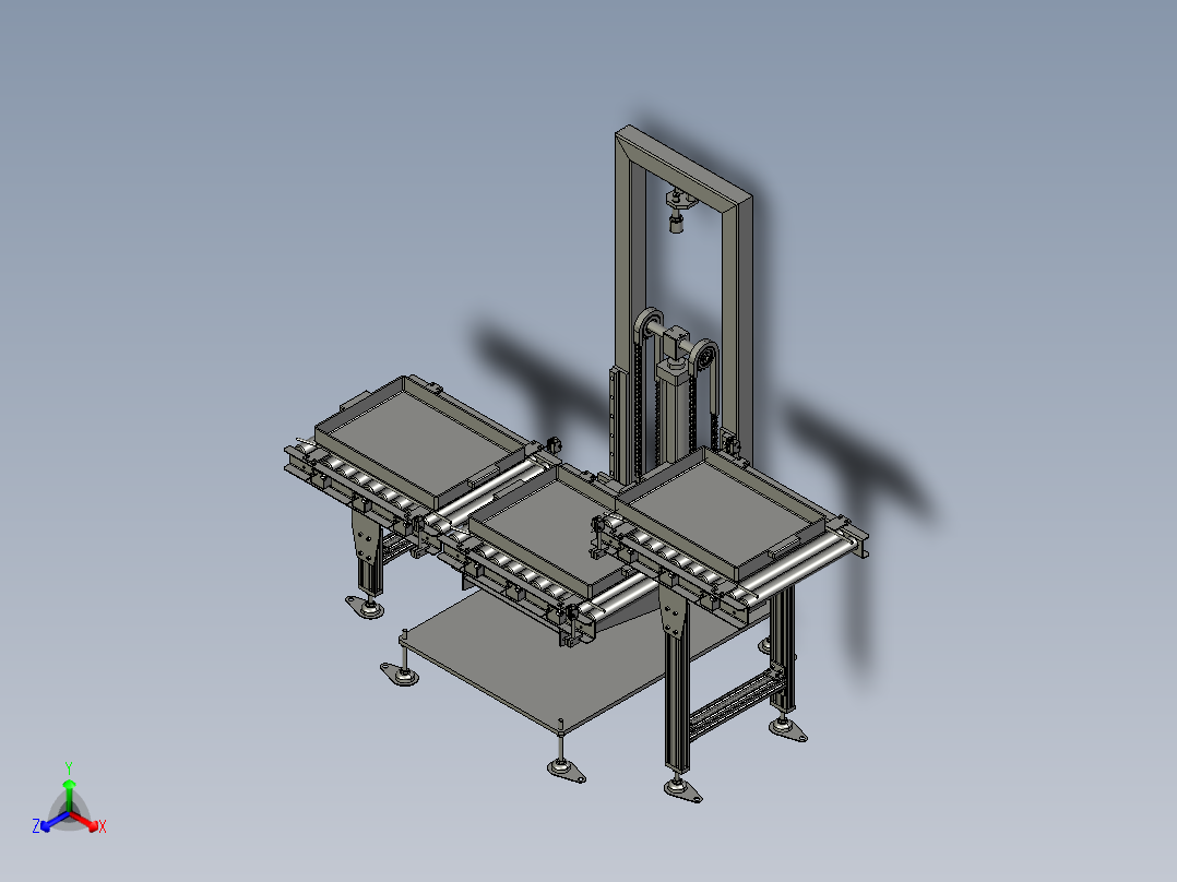 提升机构3D模型