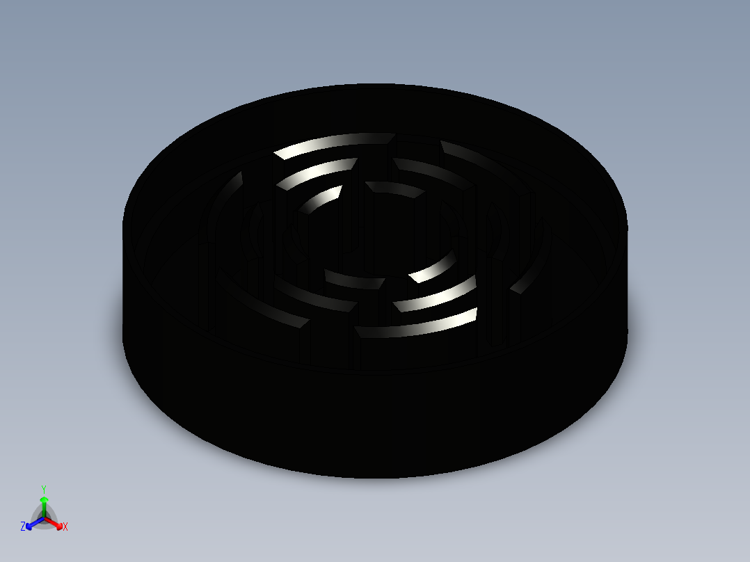 研磨机正等轴测图