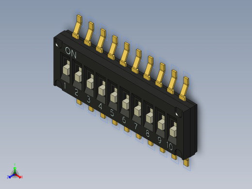开关继电器保护 SM-DIP-DHNF-10F主视缩略图
