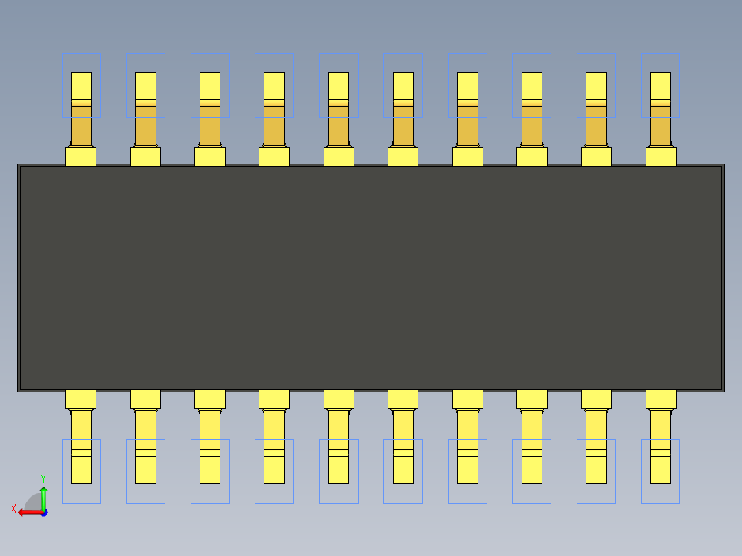 开关继电器保护 SM-DIP-DHNF-10F后视图