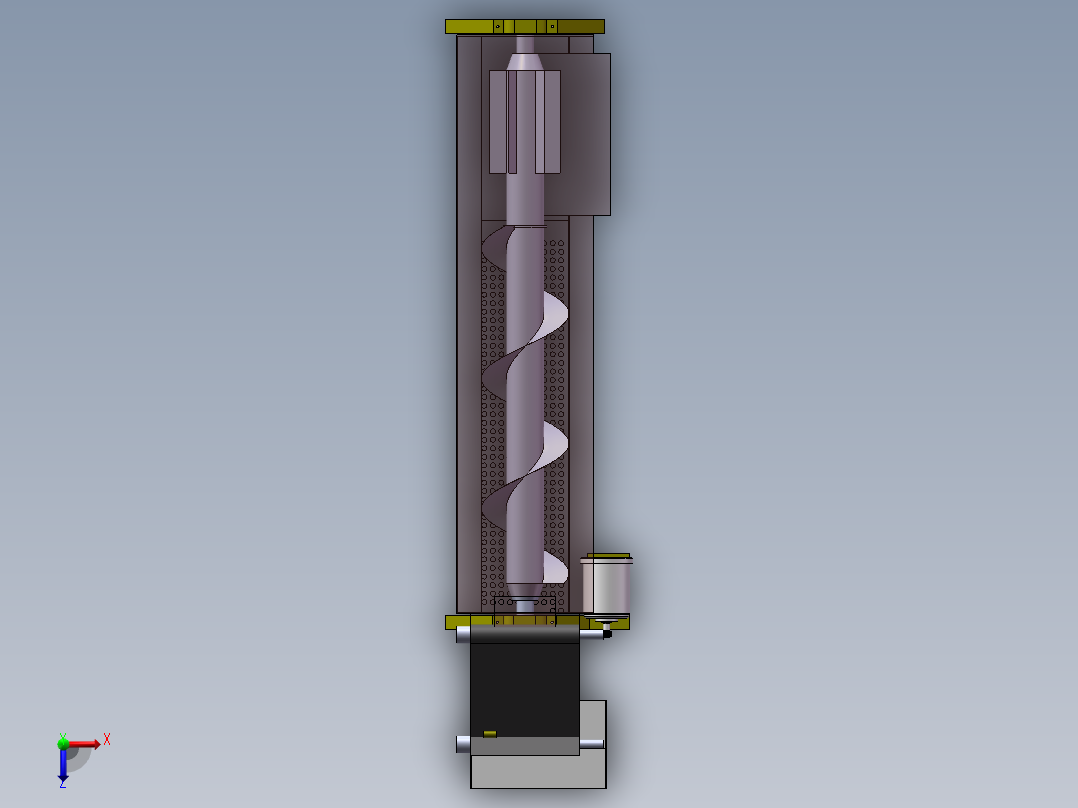 玉米脱粒俯视图