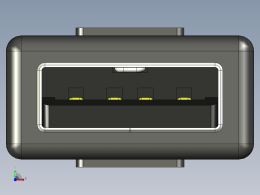 USB插头A型前视缩略图