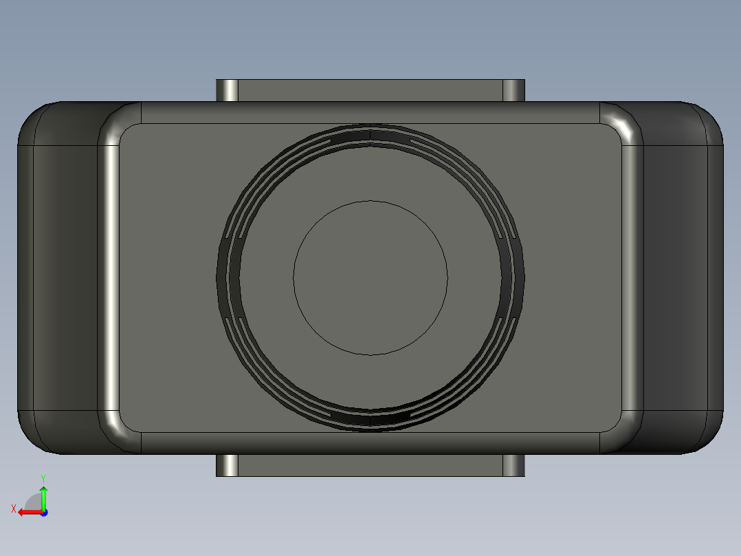 USB插头A型后视图