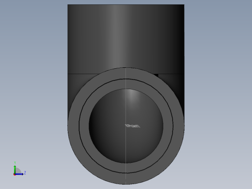 PVC管件-1.5in Elbow前视缩略图