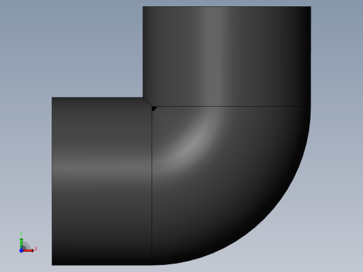 PVC管件-1.5in Elbow右视缩略图