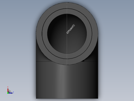 PVC管件-1.5in Elbow俯视缩略图
