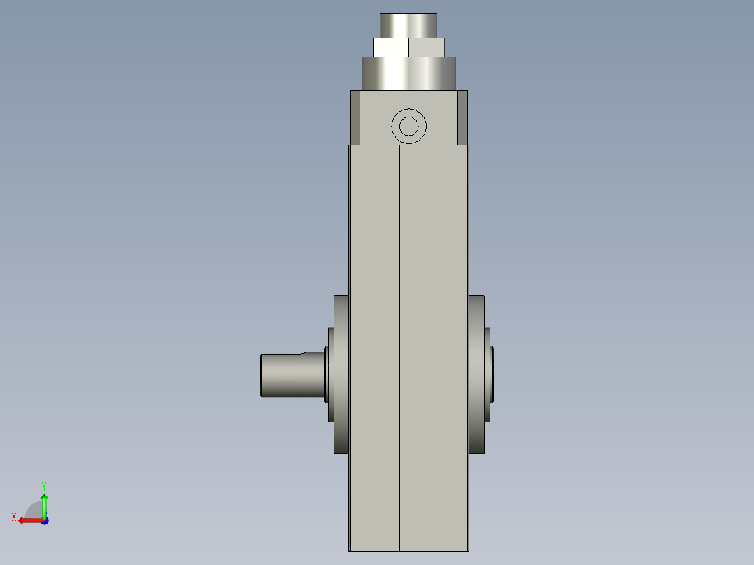 旋转气爪PRC25-180后视图
