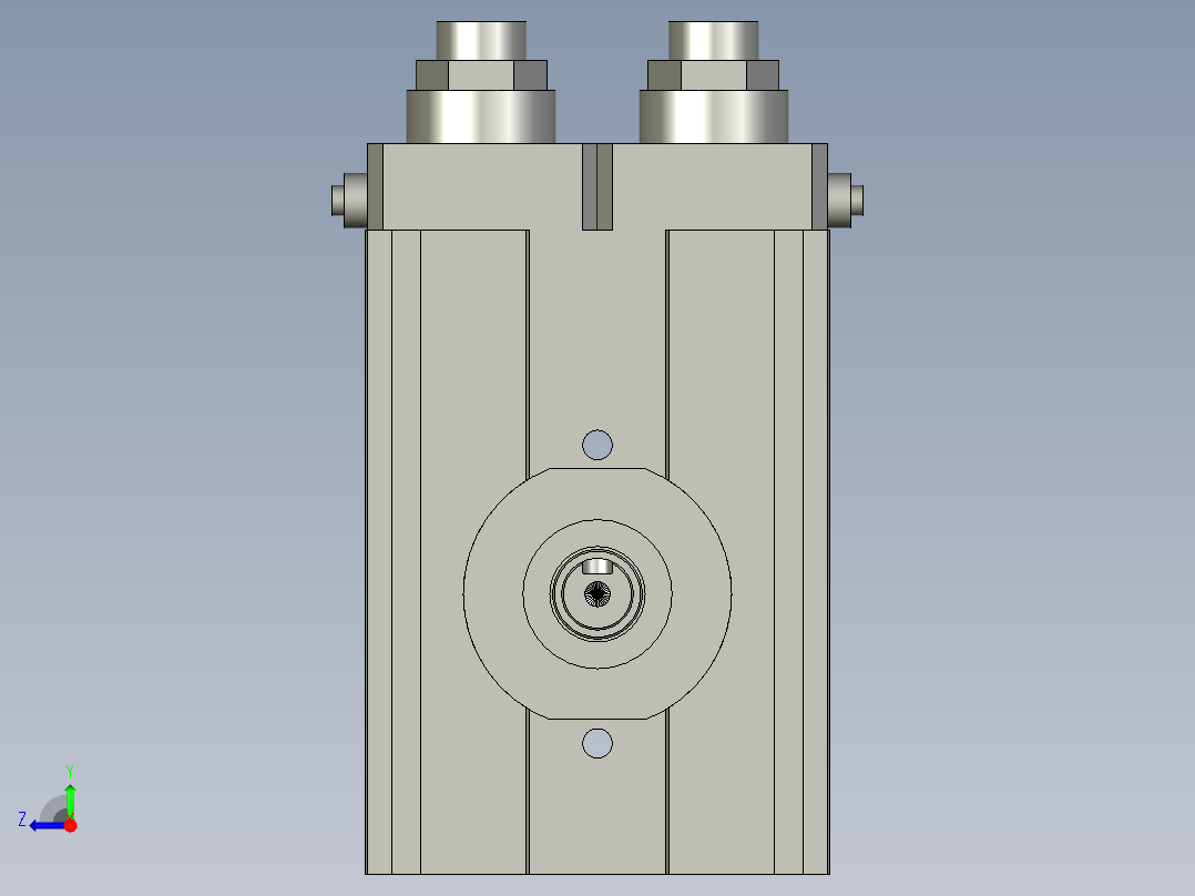 旋转气爪PRC25-180右视图