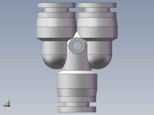 气动接头-Y型三通APYW10-8（10变8）后视缩略图