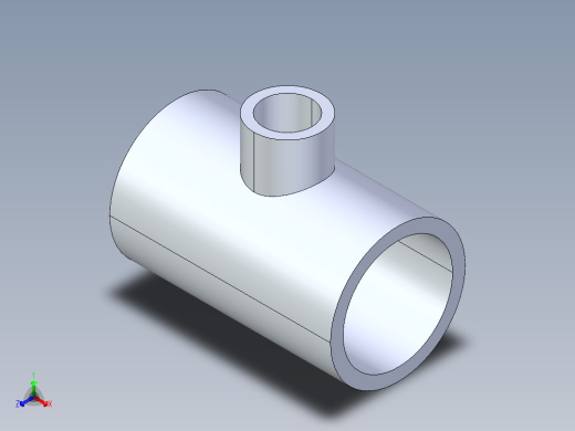 CPVC管件02-Sch80_ReducingTee_SxSxS_9801-209_1.5in x 0.5in