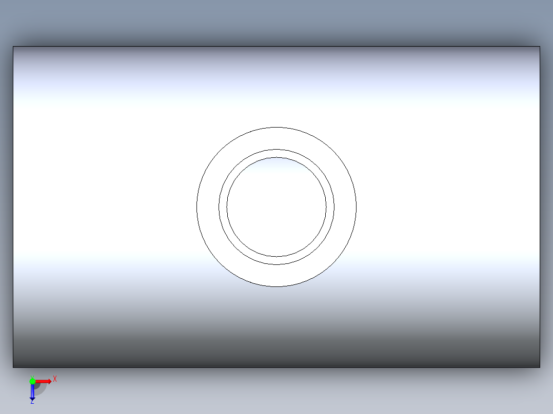 CPVC管件02-Sch80_ReducingTee_SxSxS_9801-209_1.5in x 0.5in俯视图