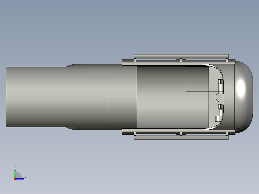 潜水员运载潜水器--stp左视图