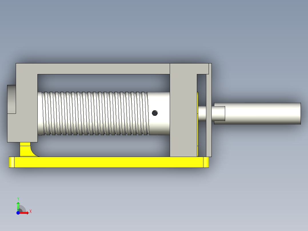 绞车 卷扬机 (33)前视图