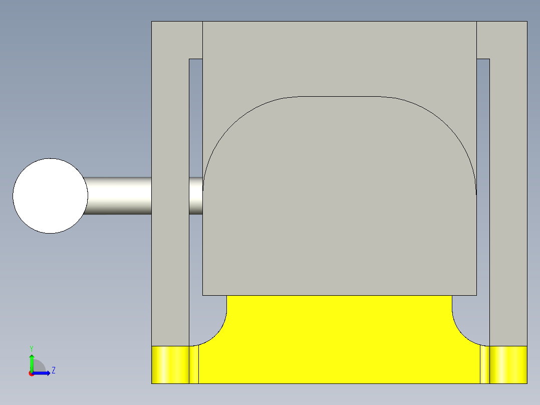 绞车 卷扬机 (33)左视图