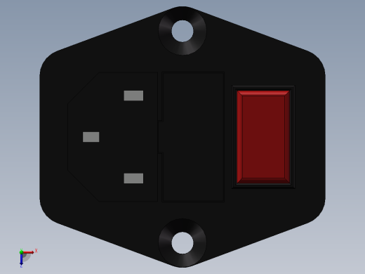 品字插座俯视缩略图