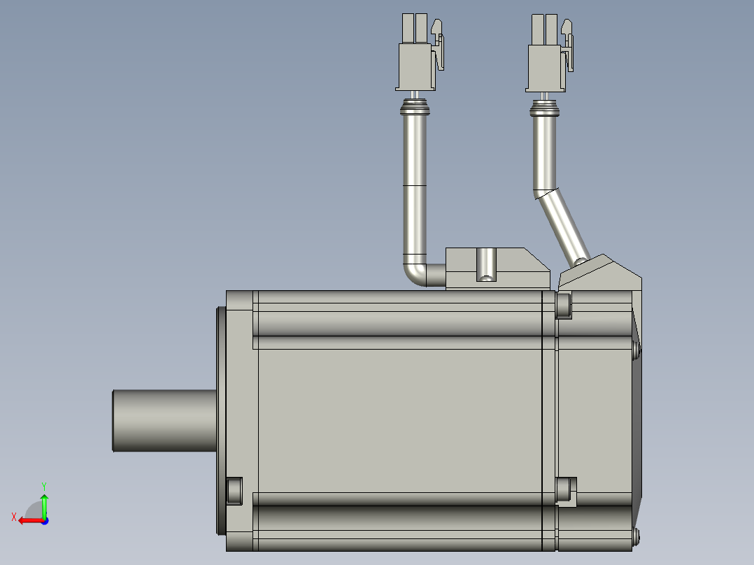 750W MHMJ伺服马达后视图