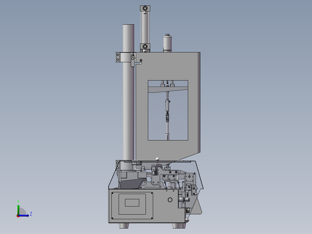 全自动打螺丝机左视图