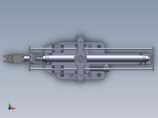 注塑机取件机械手结构设计【说明书+CAD+SOLIDWORKS】50前视缩略图