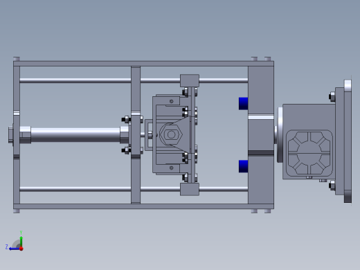注塑机取件机械手结构设计【说明书+CAD+SOLIDWORKS】50右视缩略图