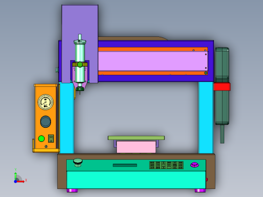 全自动硅胶打胶机前视缩略图