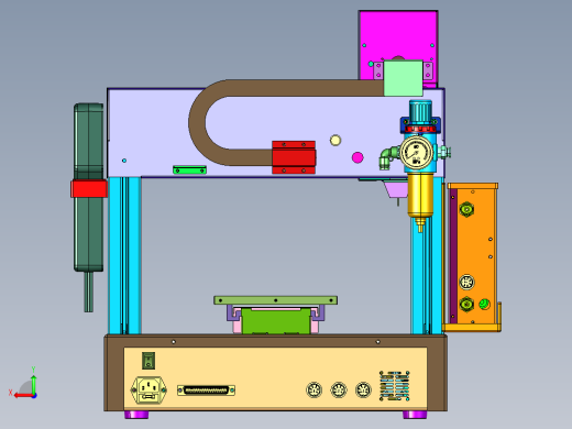 全自动硅胶打胶机后视缩略图