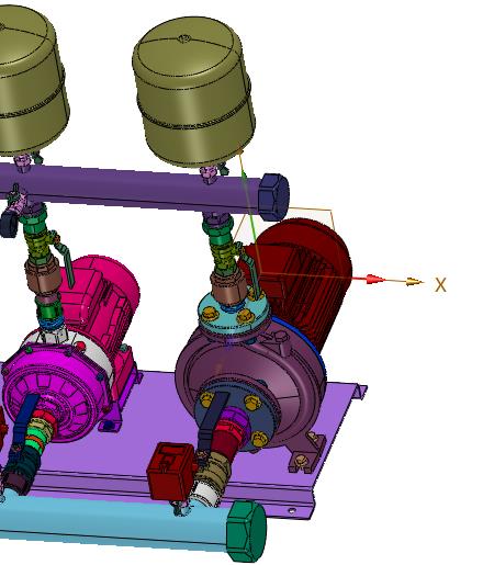 卧式电动泵增压器套件