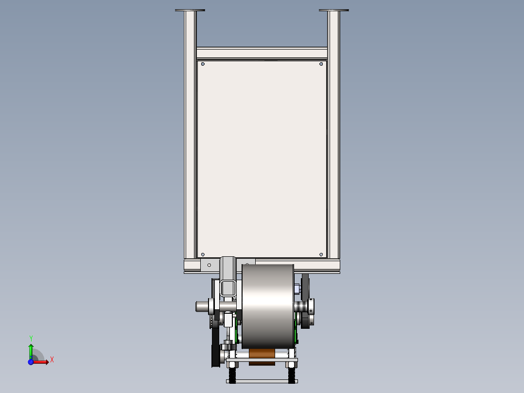 圆剪纸机sw18前视图