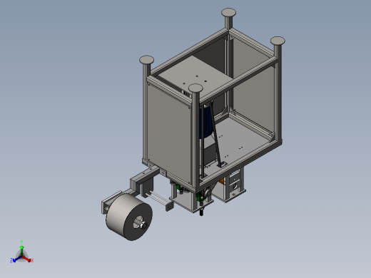 圆剪纸机sw18正等轴测缩略图