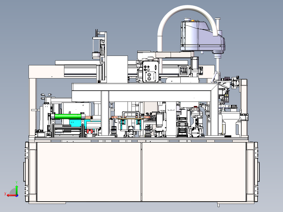 锂电池尺寸测量机sw21后视图