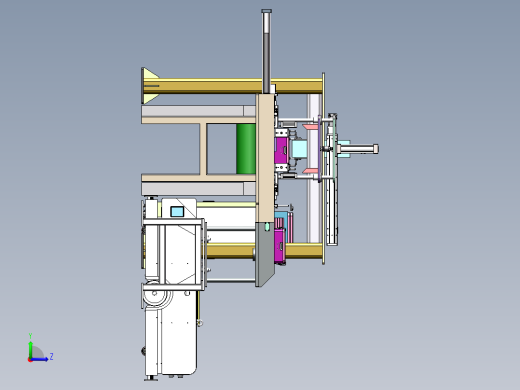 搭搭扣组装流水线sw20左视缩略图