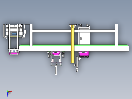 搭搭扣组装流水线sw20俯视缩略图