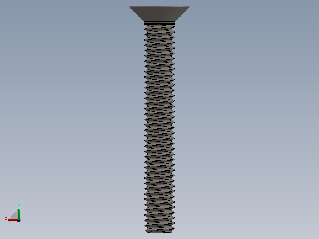 Screw_ISO_10642_M4x30_A2.SLDPRT后视图