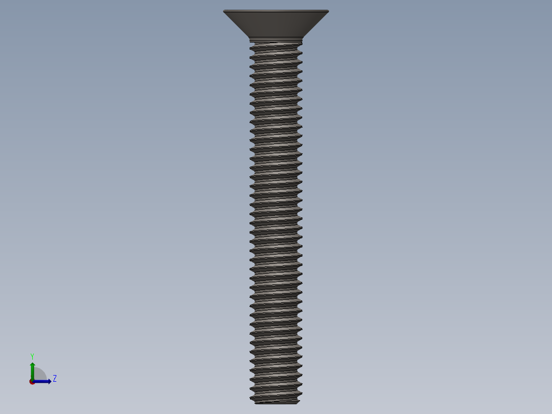 Screw_ISO_10642_M4x30_A2.SLDPRT左视图